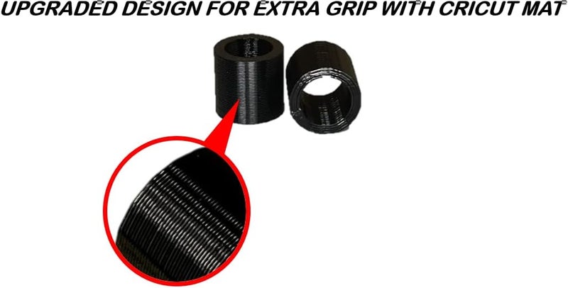 Kimalab (Pack of 4) Replacement for Cricut Maker Compatible, Rubber Wheel Mat Guide Rubber Roller/Wheel Pack Compatible with Cricut for Roller Repair - Image 3